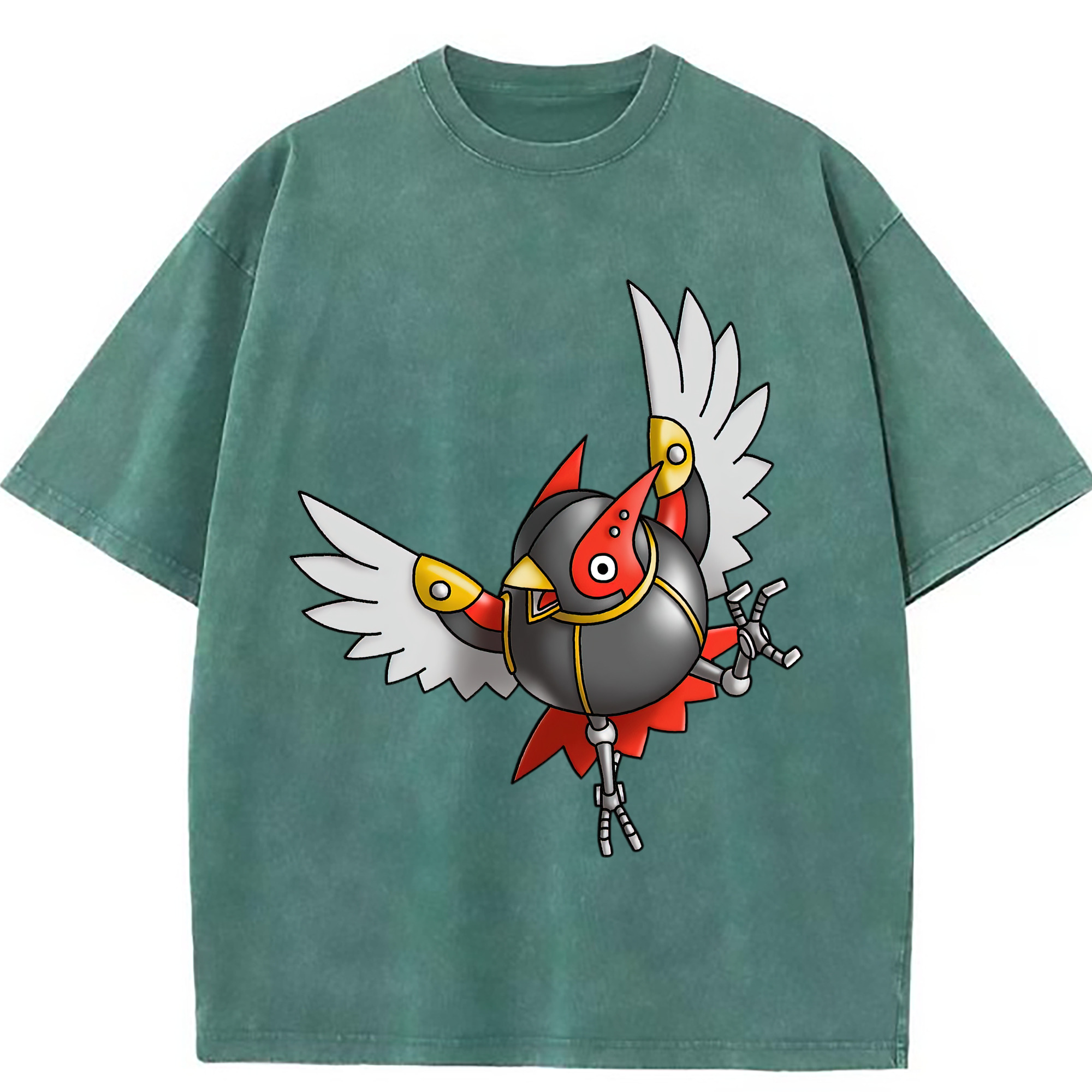 （画像用） ドラゴンクエスト Doragon Kuesuto Dragon Quest 綿100% ヴィンテージ風 半袖Tシャツ（フロントプリント）